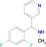 [(2,4-difluorophenyl)(pyridin-3-yl)methyl](methyl)amine