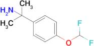 2-[4-(difluoromethoxy)phenyl]propan-2-amine