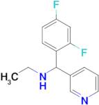 [(2,4-difluorophenyl)(pyridin-3-yl)methyl](ethyl)amine