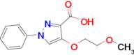 4-(2-Methoxyethoxy)-1-phenyl-1h-pyrazole-3-carboxylic acid