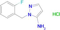 1-[(2-fluorophenyl)methyl]-1h-pyrazol-5-amine hydrochloride