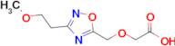 2-{[3-(2-methoxyethyl)-1,2,4-oxadiazol-5-yl]methoxy}acetic acid