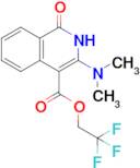 2,2,2-Trifluoroethyl 3-(dimethylamino)-1-oxo-1,2-dihydroisoquinoline-4-carboxylate