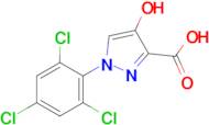 4-Hydroxy-1-(2,4,6-trichlorophenyl)-1h-pyrazole-3-carboxylic acid