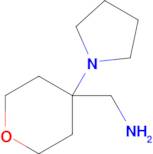 [4-(pyrrolidin-1-yl)oxan-4-yl]methanamine