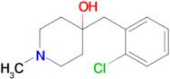 4-[(2-chlorophenyl)methyl]-1-methylpiperidin-4-ol