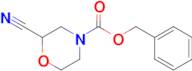 Benzyl 2-cyanomorpholine-4-carboxylate