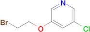 3-(2-Bromoethoxy)-5-chloropyridine
