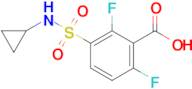 3-(Cyclopropylsulfamoyl)-2,6-difluorobenzoic acid