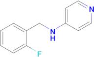 n-[(2-fluorophenyl)methyl]pyridin-4-amine