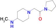 2-[4-(methylamino)piperidin-1-yl]-1-(pyrrolidin-1-yl)ethan-1-one