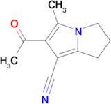 6-Acetyl-5-methyl-2,3-dihydro-1h-pyrrolizine-7-carbonitrile