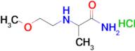 2-[(2-methoxyethyl)amino]propanamide hydrochloride