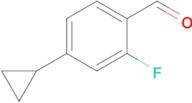 4-Cyclopropyl-2-fluorobenzaldehyde