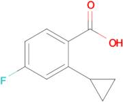 2-Cyclopropyl-4-fluorobenzoic acid