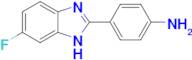 4-(6-fluoro-1H-1,3-benzodiazol-2-yl)aniline