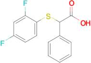 2-[(2,4-difluorophenyl)sulfanyl]-2-phenylacetic acid