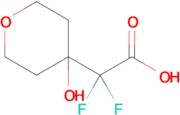 2,2-Difluoro-2-(4-hydroxyoxan-4-yl)acetic acid