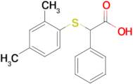 2-[(2,4-dimethylphenyl)sulfanyl]-2-phenylacetic acid