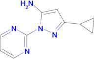 3-Cyclopropyl-1-(pyrimidin-2-yl)-1h-pyrazol-5-amine