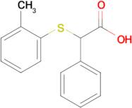 2-[(2-methylphenyl)sulfanyl]-2-phenylacetic acid