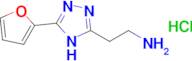 2-[5-(furan-2-yl)-4h-1,2,4-triazol-3-yl]ethan-1-amine hydrochloride