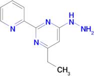 4-Ethyl-6-hydrazinyl-2-(pyridin-2-yl)pyrimidine