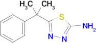 5-(2-Phenylpropan-2-yl)-1,3,4-thiadiazol-2-amine