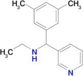 [(3,5-dimethylphenyl)(pyridin-3-yl)methyl](ethyl)amine