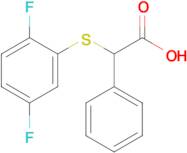 2-[(2,5-difluorophenyl)sulfanyl]-2-phenylacetic acid