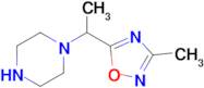 1-[1-(3-methyl-1,2,4-oxadiazol-5-yl)ethyl]piperazine