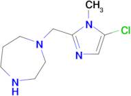 1-[(5-chloro-1-methyl-1h-imidazol-2-yl)methyl]-1,4-diazepane