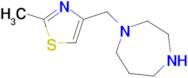 1-[(2-methyl-1,3-thiazol-4-yl)methyl]-1,4-diazepane