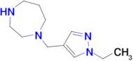 1-[(1-ethyl-1h-pyrazol-4-yl)methyl]-1,4-diazepane