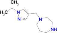 1-{[1-(propan-2-yl)-1h-pyrazol-4-yl]methyl}-1,4-diazepane