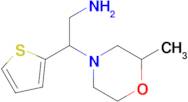 2-(2-Methylmorpholin-4-yl)-2-(thiophen-2-yl)ethan-1-amine