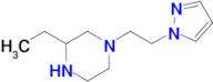 3-Ethyl-1-[2-(1h-pyrazol-1-yl)ethyl]piperazine