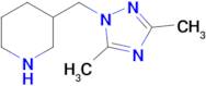 3-[(dimethyl-1h-1,2,4-triazol-1-yl)methyl]piperidine