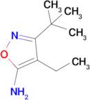 3-Tert-butyl-4-ethyl-1,2-oxazol-5-amine