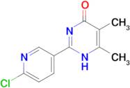 2-(6-chloropyridin-3-yl)-5,6-dimethyl-1,4-dihydropyrimidin-4-one