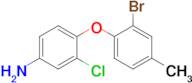 4-(2-Bromo-4-methylphenoxy)-3-chloroaniline