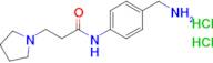 n-[4-(aminomethyl)phenyl]-3-(pyrrolidin-1-yl)propanamide dihydrochloride