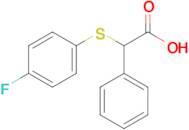 2-[(4-fluorophenyl)sulfanyl]-2-phenylacetic acid