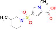 1-Methyl-4-[(3-methylpiperidin-1-yl)sulfonyl]-1h-pyrrole-2-carboxylic acid