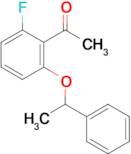 1-[2-fluoro-6-(1-phenylethoxy)phenyl]ethan-1-one