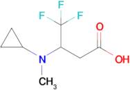 3-[cyclopropyl(methyl)amino]-4,4,4-trifluorobutanoic acid