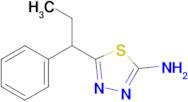 5-(1-Phenylpropyl)-1,3,4-thiadiazol-2-amine