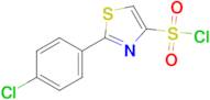 2-(4-Chlorophenyl)-1,3-thiazole-4-sulfonyl chloride