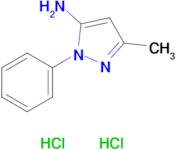 3-Methyl-1-phenyl-1h-pyrazol-5-amine dihydrochloride