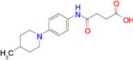 3-{[4-(4-methylpiperidin-1-yl)phenyl]carbamoyl}propanoic acid